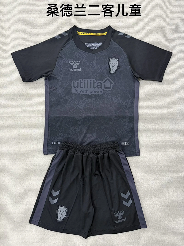 Niño_kids kit 25-26 Sunderland third soccer jersey size 16-28